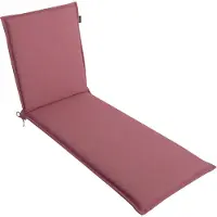DiscountDeal24 LILENO HOME Sonnenliege Auflage als [1er Set - Rollliege] in Rot - Gartenliegen Auflage perfekt für Strandliege - Polster Auflage für Gartenliege (190x60x5cm) MALT