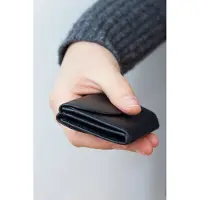 LEAS Minibörse Echt-Leder, schwarz Mini-Edition
