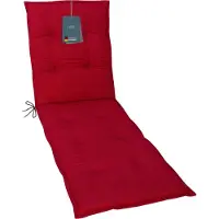 DiscountDeal24 LILENO HOME Sonnenliege Auflage als [1er Set - Rollliege] in Bordeaux - Gartenliegen Auflage perfekt für Strandliege - Polster Auflage für Gartenliege (190x60x6cm)
