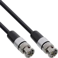 InLine BNC Videokabel, 12G-SDI, 4K60Hz, 75 Ohm, 1m