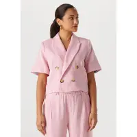 Pom Amsterdam Damen Blazers Blazer Shell Pink - Roze - Größe 42