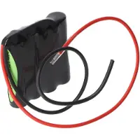 AccuCell Notleuchtenakku NiMH 4,8V 600mAh F1x4 Micro AAA mit 200mm Kabel