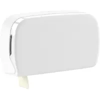 Plock GmbH Toilettenpapierspender SemyTop Maxi Jumbo - für 2 Rollen - Kunststoff - weiß