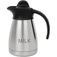 Gastronoble Thermoskanne Olympia MILK | 1 L | Edelstahl und Polypropylen | 3 Kannen
