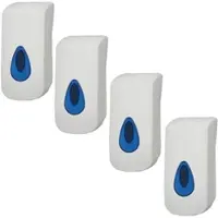 All Care 4 PlastiQline Seifenspender - 400 ml - Kunststoff - weiß - Wandspender - blau