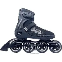 FILA Crossfit 90 Skates schwarz mit halbweichen Stiefeln und 90 mm Rollen