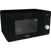 Gorenje M20XYZ MO20E1B ESSENTIAL LINE, Arbeitsplatte, Solo-Mikrowelle, 20 l, 800 W, Tasten, Schwarz
