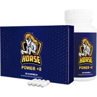 Horse | Power +8 Rezeptfrei Tabletten Maca, Arginin & Zink Sofort 1x20 St Kapseln