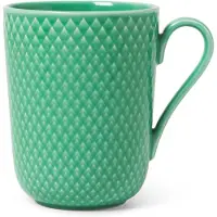 Lyngby Porcelæn - Rhombe Color Becher mit Henkel - 33 cl - Grün