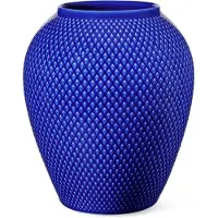 Lyngby Porcelæn - Rhombe Color Porzellanvase - H16.5 cm - Dunkelblau