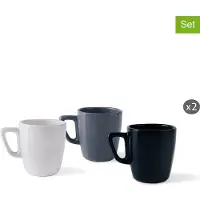 Excelsa Set Von 6 Mugs Eclipse Stoare 25 Cl Bunt