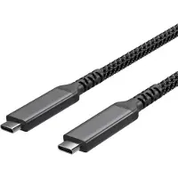 S-Impuls S/CONN maximum connectivity Flexline-USB-C Ladekabel, USB C Stecker auf USB-C Stecker, 3.2, 100W PD, Textil, 1m, 1 m, USB C, USB C, USB 3.2 Gen 2 (3.1 Gen 2), 20 Gbit/s, Schwarz