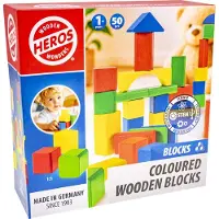 Heros 50 farbige Holzbausteine