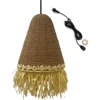 Lumisky PALOMA Pendelleuchte Ethno-Stil, Ø 40 cm, Höhe 45 cm, IP64, 5m Kabel