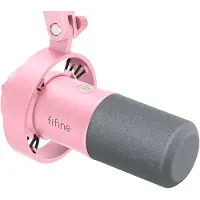 Fifine Mikrofon Mikrofon dynamiczny K688P (różowy)