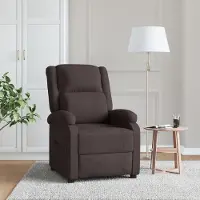 vidaXL CLORIS Loungesessel Relaxsessel Wohnzimmersessel Dunkelbraun Stoff, 23,25 kg