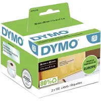 Dymo Große Adressetiketten 99013 Transparent Etikett 36x89 Mm 260 Einheiten