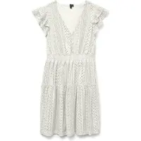 Vero Moda Kleid aus Spitze in Snow White | Gr.: L
