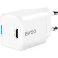 BWOO , 30W USB-C GaN Schnellladegerät, Weiß