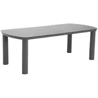 Sweeek - Gartentisch aus Aluminium 225cm für 10 Personen - Anthrazit