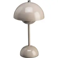 Luxus Europe - Tischlampe Touch Josephine Khaki - Kabellose LED-Tischlampe für den Innenbereich – USB-C wiederaufladbar