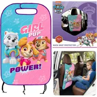 Sarcia.eu PAW PATROL Autositzbezug für Mädchen, Schutzmatte für den Autositz 48x75 cm