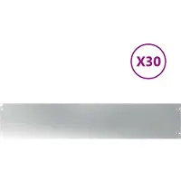 vidaXL Rasenkanten 30 Stk. 20x103 cm Verzinkter Stahl