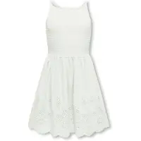 Kids Only Sommerkleid "KOGBONDI LIFE STRAP EMB DRESS WVN" 1 tlg. mit tollem Spitzenrock