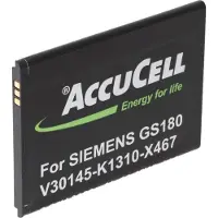 AccuCell Akku passend für Siemens Gigaset GS180 V30145-K1310-X467 3,85 Volt Akku mit 3000mAh Kapazität