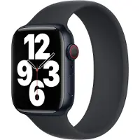 Apple Silikon Solo Loop für Watch | 38/40/41/42 mm - Größe 8 - Midnight