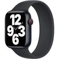 Apple Silikon Solo Loop für Watch | 38/40/41/42 mm - Größe 1 - Midnight