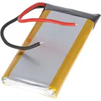 AccuCell Akku passend für Cardo Scala Rider Packtalk Duo, wie BAT00007, Li-Polymer, 850mAh, 3,7V, 56x26x6 mm