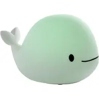 Eglo LED Nachtlicht Castellino, Akku Tischlampe Wal, Kinderzimmer Deko Mädchen Jungen, Silikon Nachttischlampe Kinder, touch bedienbar, warmweiß, RGB