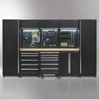 Datona Werkstatteinrichtung PREMIUM 325 cm Eiche