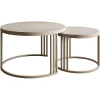 Lookway Couchtisch LORI 2in1 KASCHMIR MAT, Kaschmir Mat