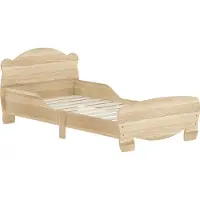 AIYAPLAY Kinderbett Jugendbett Hausbett mit Bären-Design Spielbett für 3-6Jahre