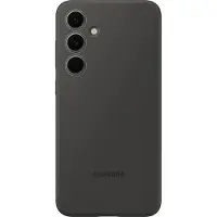 Samsung Original Galaxy S24 FE Hülle - Silikon - Backcover/Soft Case - Schwarz