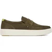 Tommy Hilfiger Halbschuhe Modern Light Hybrid Suede LoaferFM0FM05786 Grün 42