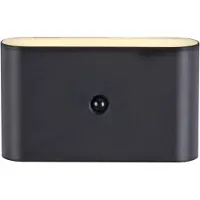 Paul Neuhaus LED-Wandleuchte - 16 x 9,5 cm - 2-flammig - Schwarz - Weiß - Kunststoff