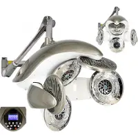 Calissimo Infrarot-Trockenhaube TB-6082E-D SILBER wandhängend - stärkt die Haarpflegebehandlung zum Wiederaufbau einer Färbung und Locken