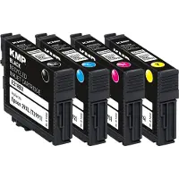 KMP E218VX, Schwarz, Cyan, Magenta, Gelb, 11,3 ml, 6,4 ml, 470 Seiten, 450 Seiten, Multipack