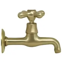 Nicolazzi Gästewaschbeckenarmaturen/Kaltwasserarmaturen Retro/Vintage Serie Nuova Brenta - Mc Kinley Messing von