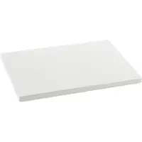Metaltex Polyethylene cutting board, white, 33 x 23 x 1.5 cm