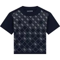 GUESS T-Shirt J6GI05 K6YW4 Dunkelblau Boxy Fit 122
