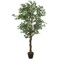 Furnicato Ficusbaum Künstlich 756 Blätter 150 cm Grün