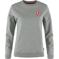 Fjällräven Pullover 1960 Logo Badge Sweater Women Grey Melange-XL
