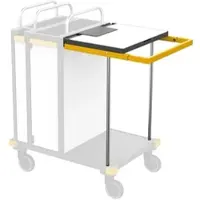 Vermop Halterahmen Plus mit Schiebegriff, 62 x 53 x 77 cm anthrazit