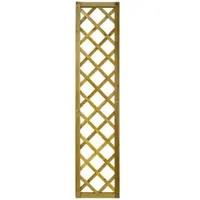 GartenLand Rankgitter VARIO Gerade 11x11 cm Loch 40x180 cm Holzzaun Kiefer PEFC KDI Grün 44x44 mm Rahmen 12x30 mm Lamellen