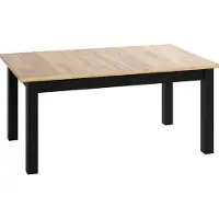 WFL GROUP ESSTISCH Lindberg ausziehbar verlängerbar rechteckig, Eiche Braun 160-240/90/77 cm