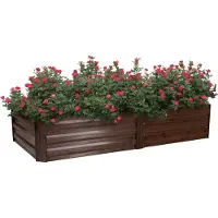 Kondela Metall Hochbeet Nonky Typ 7 - braun